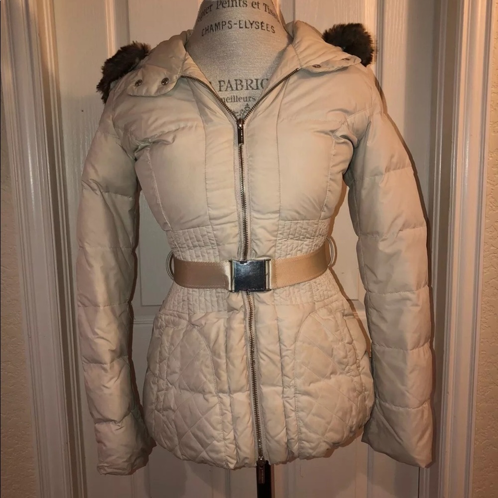 Karen Miller Ivory Down Jacket